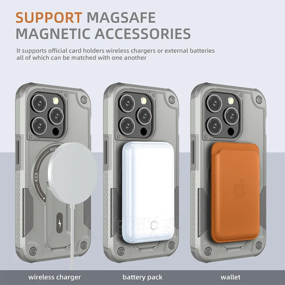 Military grade anti drop Magnetic Cover