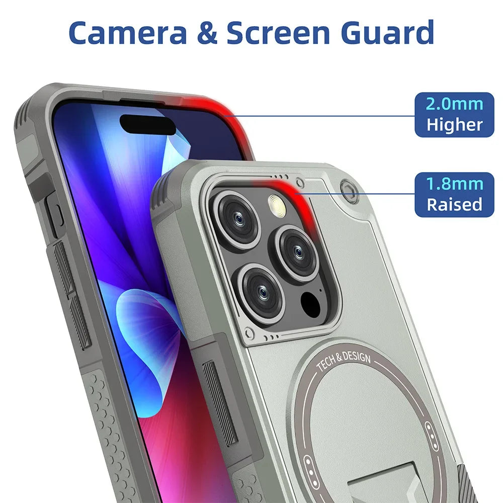 Military grade anti drop Magnetic Cover