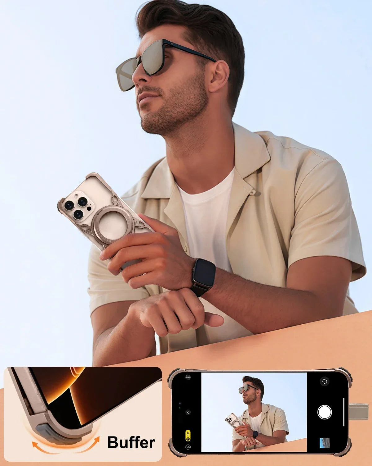 Original Landyard Slim Magnetic Aluminium Cover