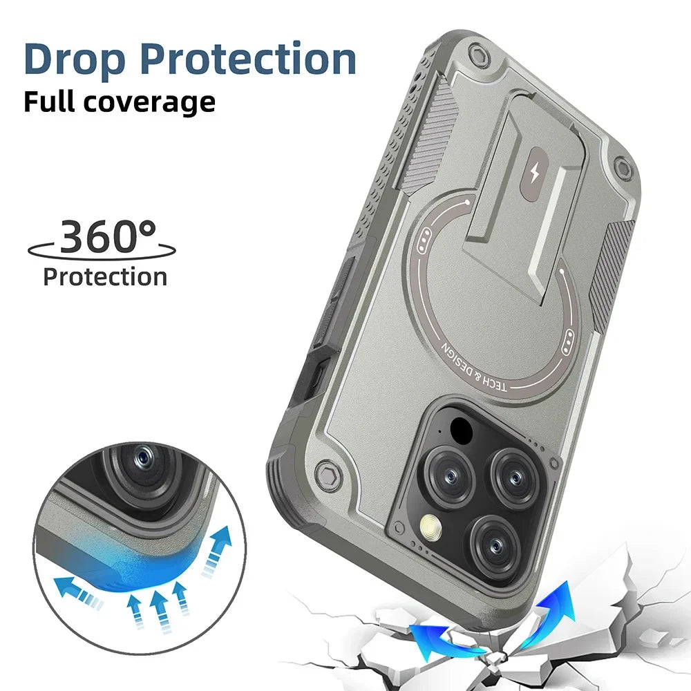 Military grade anti drop Magnetic Cover