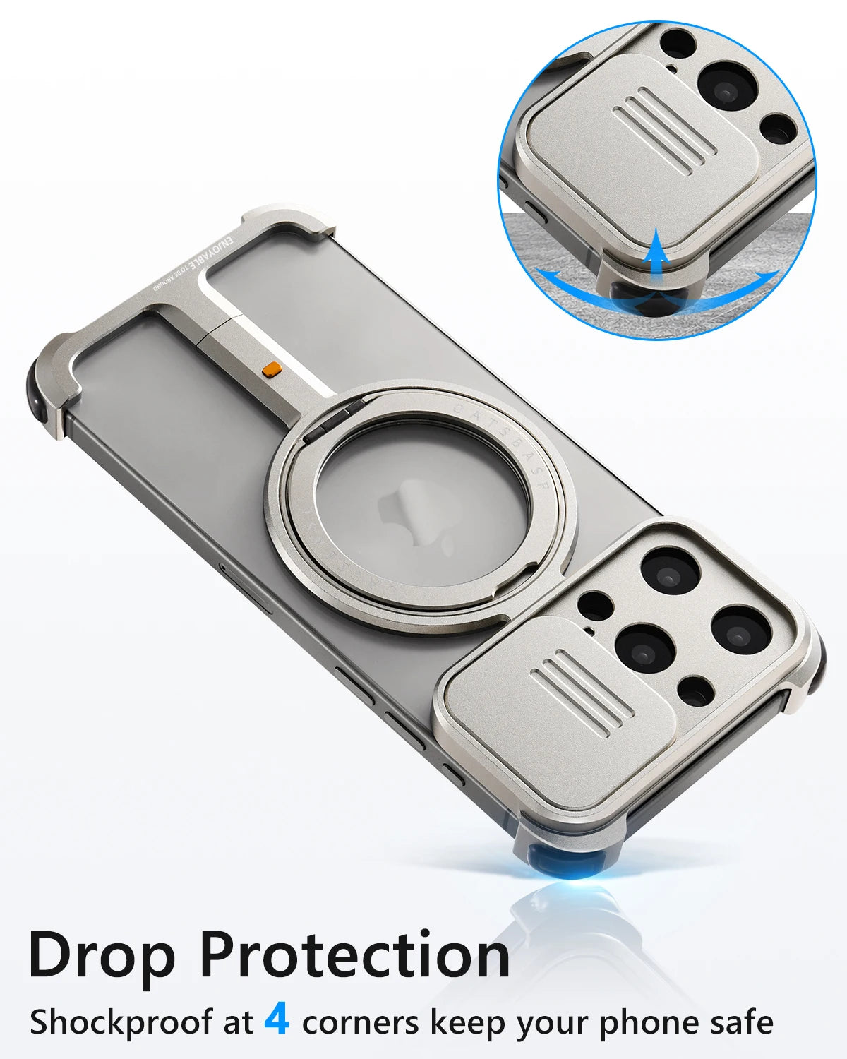 Originall 360° Rotation Magnetic Eary Frameless Cover
