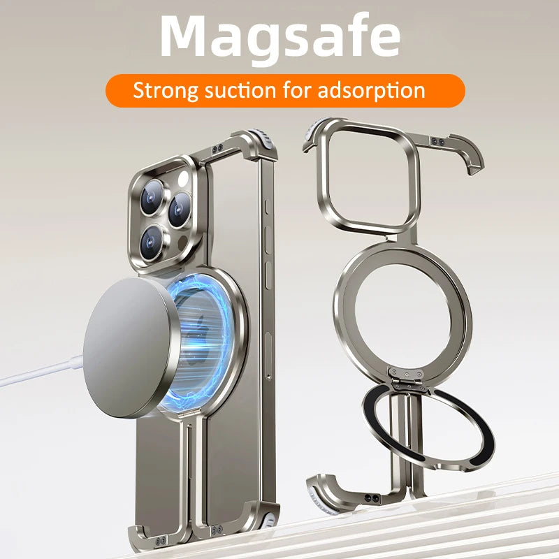 Luxury Metal Frameless Magsafe Aluminum Cover