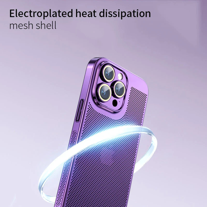 Luxury Heat Dissipation Electroplated Cover