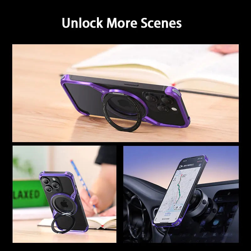 New Magnetic Bracket Aluminum Alloy Anti-Fall Cover