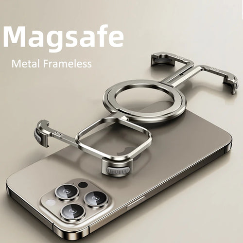 Luxury Metal Frameless Magsafe Aluminum Cover