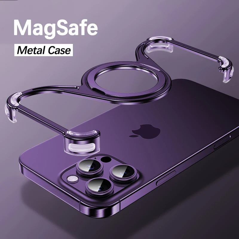 New 2025 Aluminum Magnetic Magsafe Wireless Cover