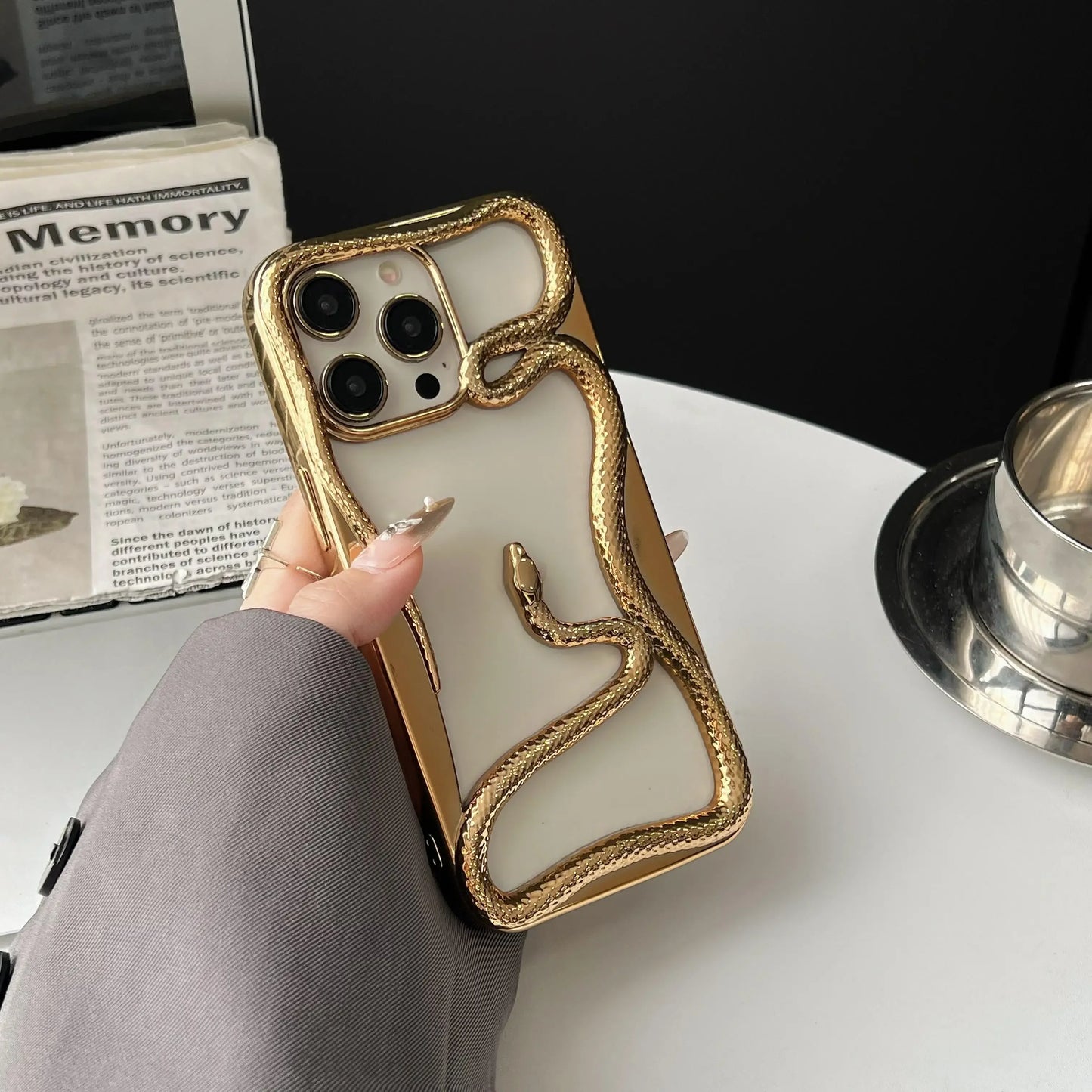 Plated Hollow Snake Cooling Cover