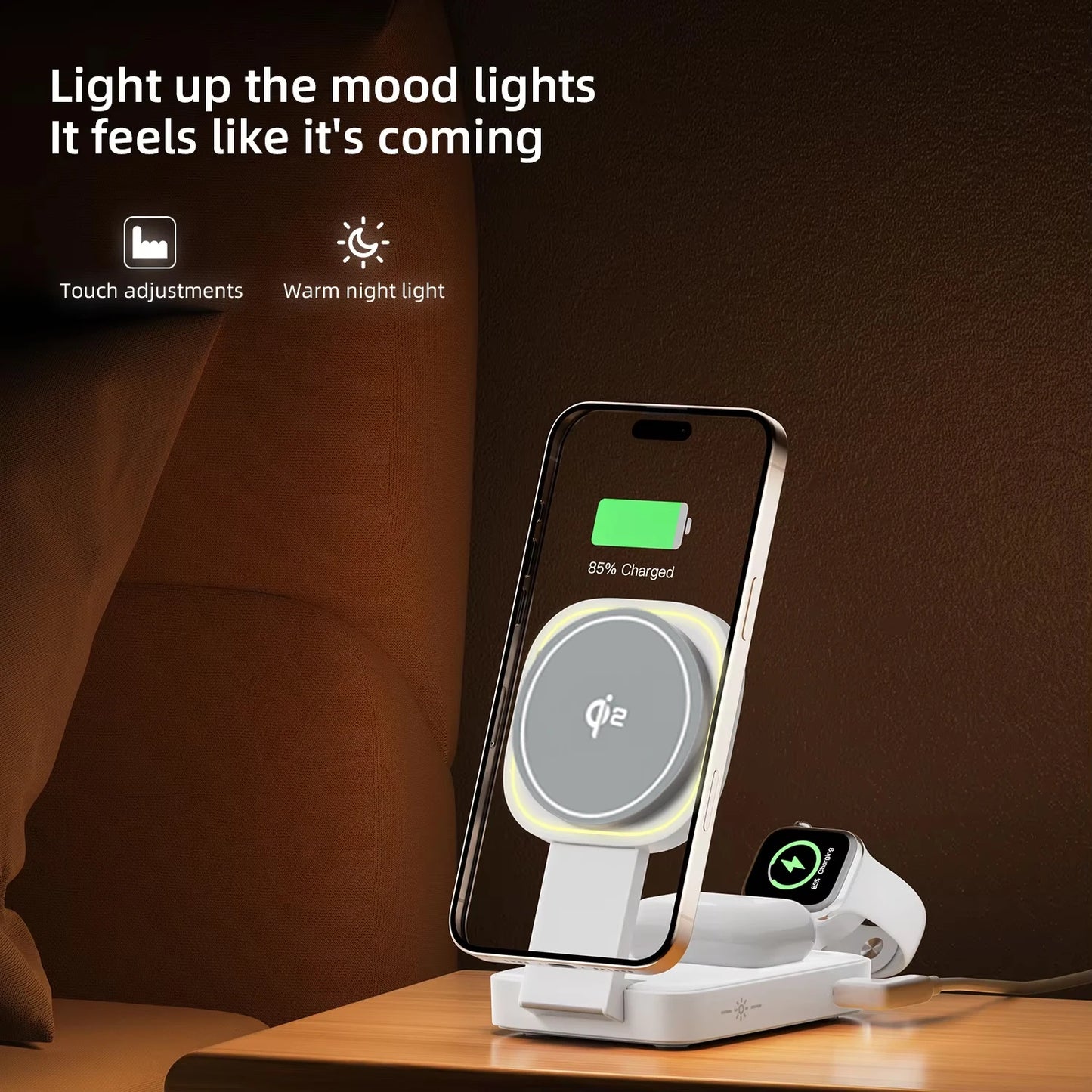 3in1 Magnetic Wireless Charging Station