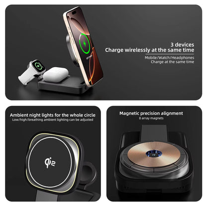 3in1 Magnetic Wireless Charging Station