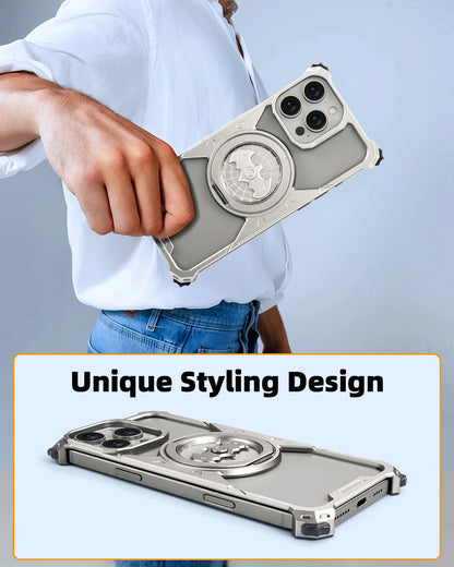 Ultra-Slim Frameless Metal Bumper Phone Cover