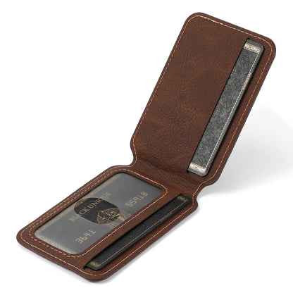 Luxury Magnetic Card Holder Leather Cover