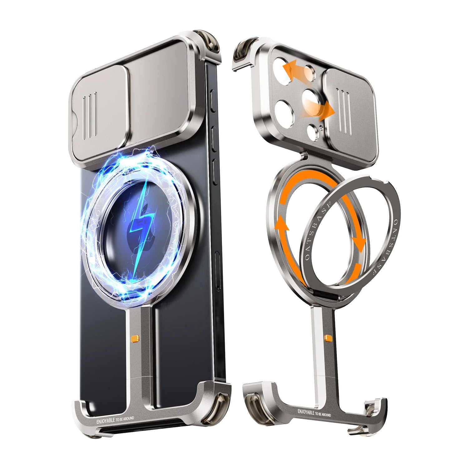 Originall 360° Rotation Magnetic Eary Frameless Cover