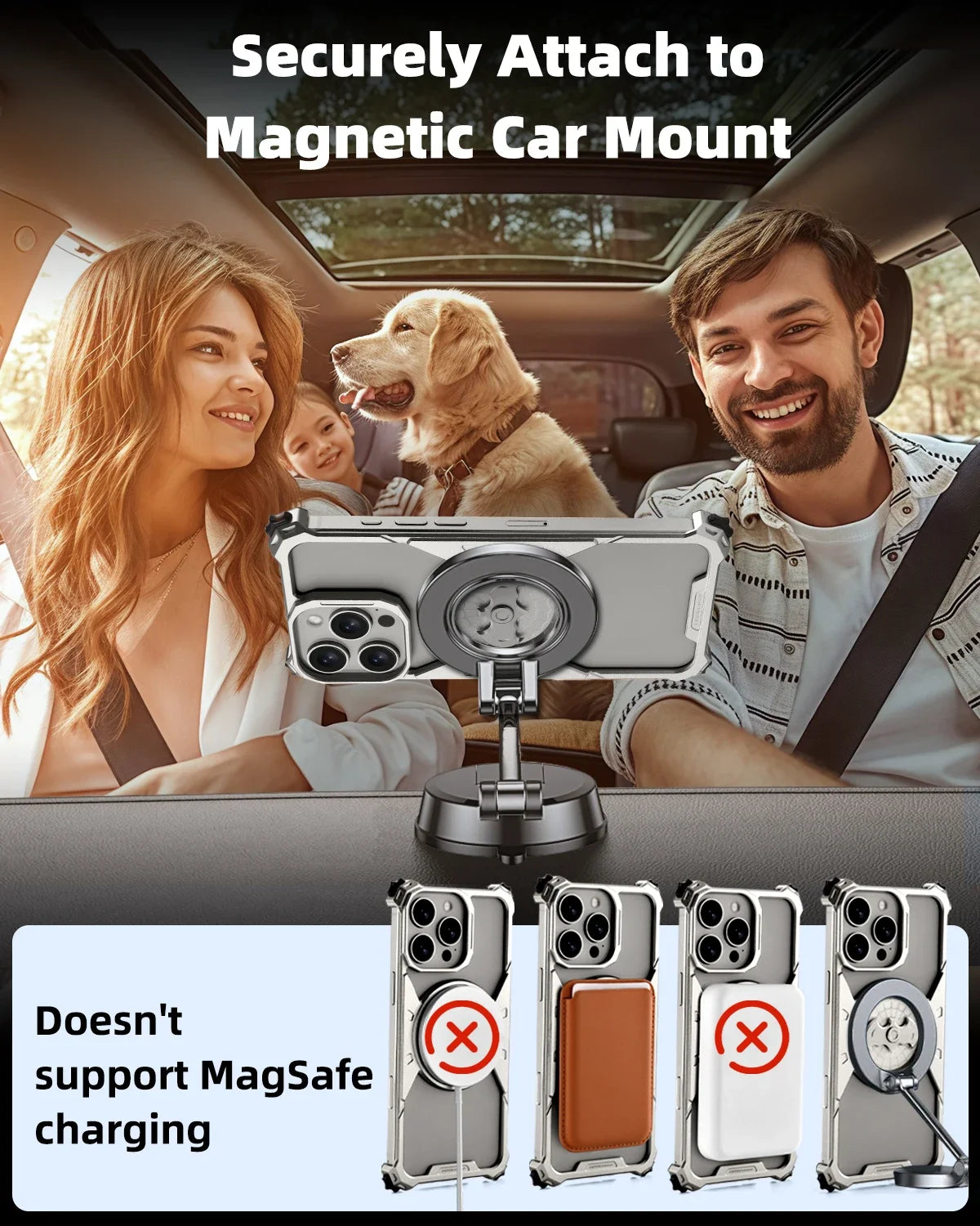 Ultra-Slim Frameless Metal Bumper Phone Cover