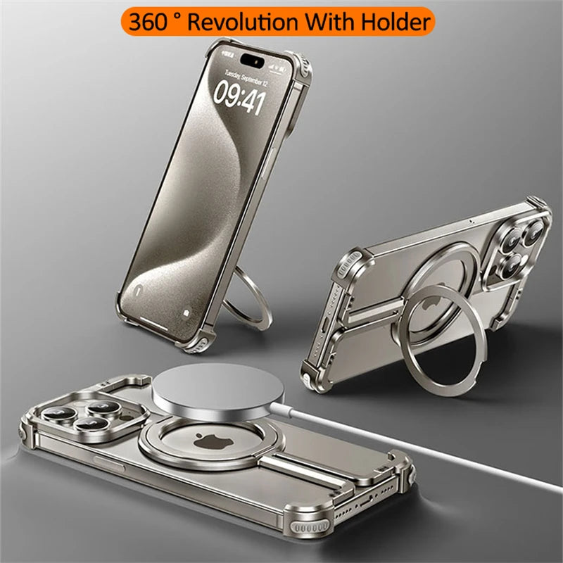 Luxury Metal Frameless Magsafe Aluminum Cover