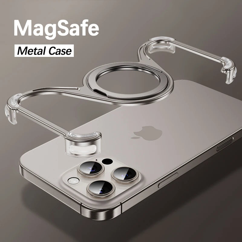 New 2025 Aluminum Magnetic Magsafe Wireless Cover